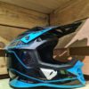 Casc moto UFO Intrepid Negre Blau (1)