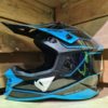 Casco moto UFO Intrepid Negro Azul (3)