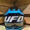 Casco moto UFO Intrepid Negro Azul (4)