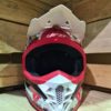 casco de moto UFO Intrepid Blanco Rojo (2)