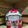 casco de moto UFO Intrepid Blanco Rojo (4)